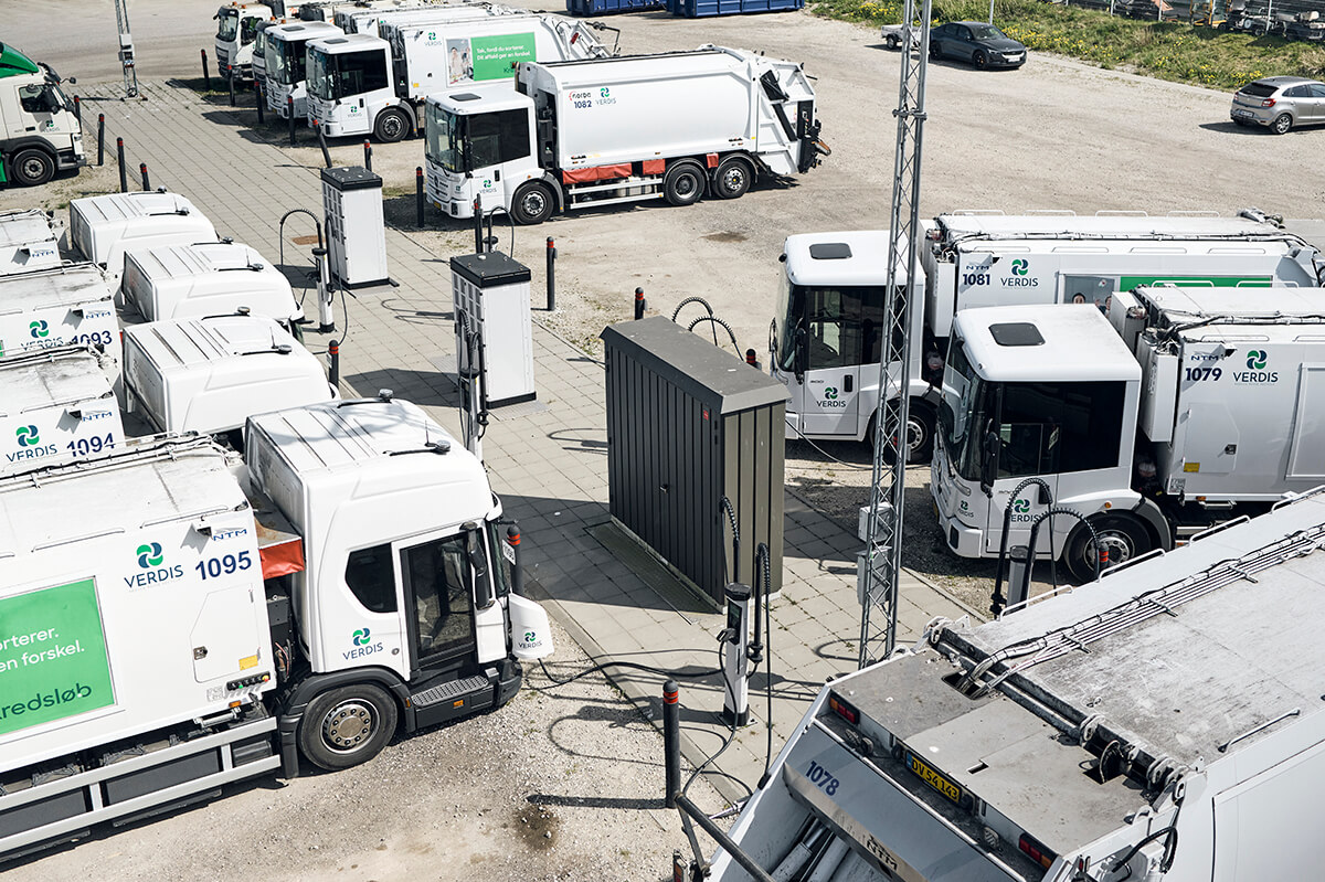 Pro-Automatic fordelingstavle til Verdis skraldebiler 