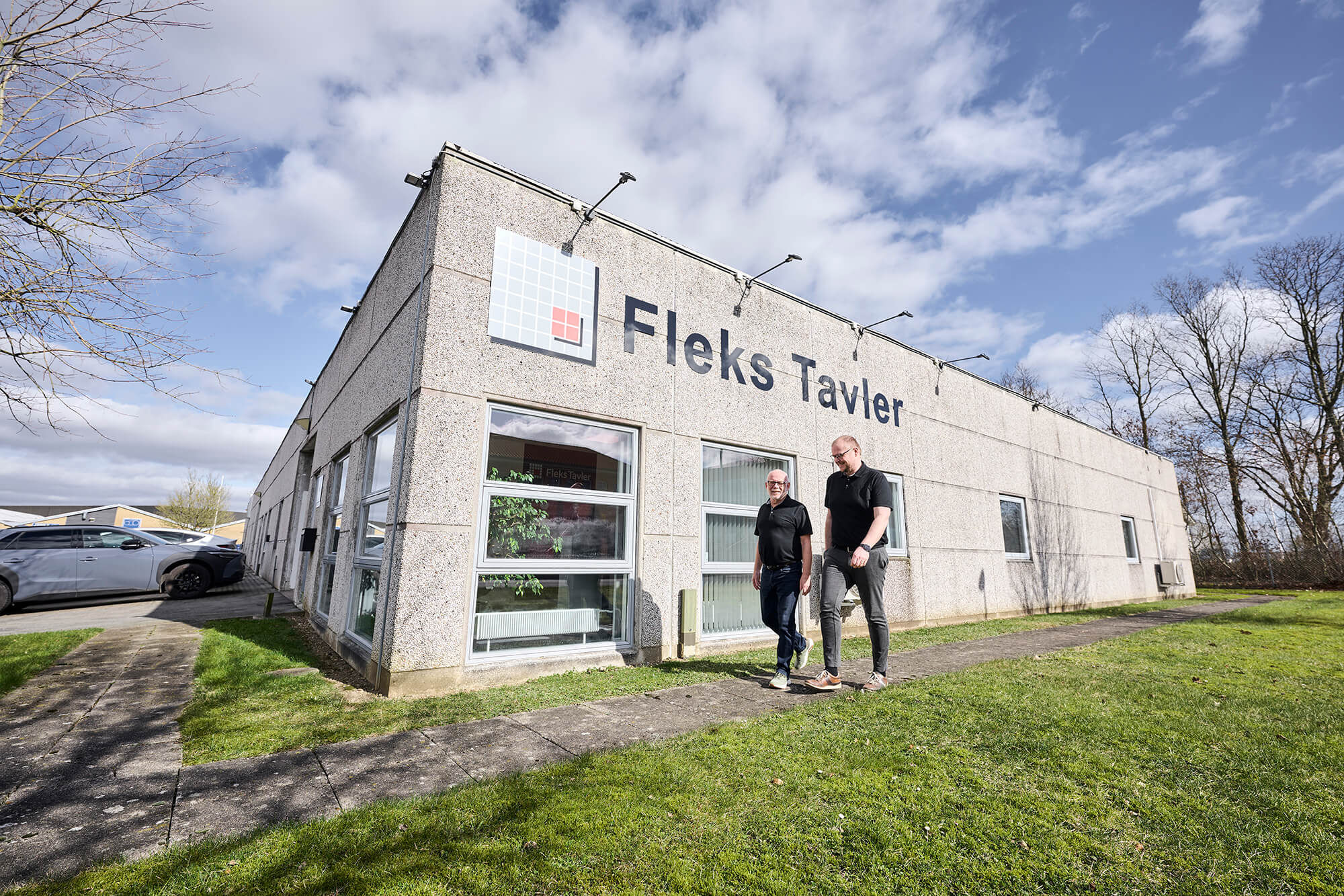 Fleks Tavler bygningen og Lars Christensen og Lars Lindholm