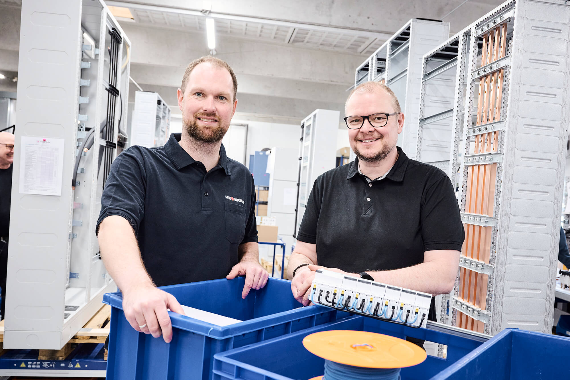 Produktionsleder Kasper Thelkildsen og Projektleder Lars Lindholm 